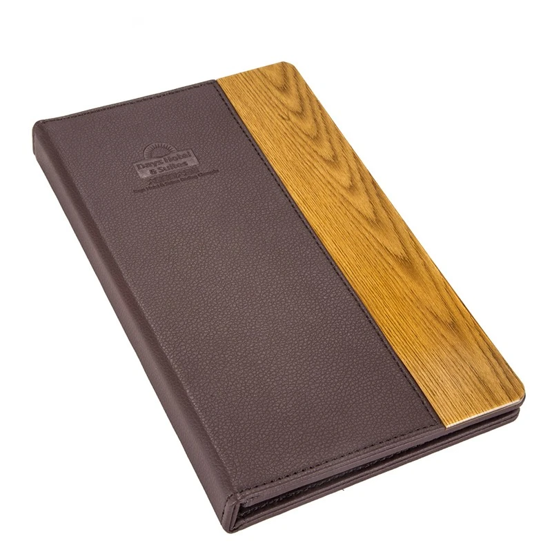 hotel menu folder